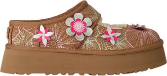 UGG Slippers, female, Brown, Size: 6 US Bea Mary Jane Mule
