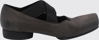 Uma Wang Ballerine Mary Jane in pelle con punta squadrata e lacci elasticizzati
