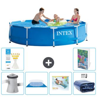 Intex Piscina Con Estructura Redonda - 305x76 Cm - 7-piezas S345