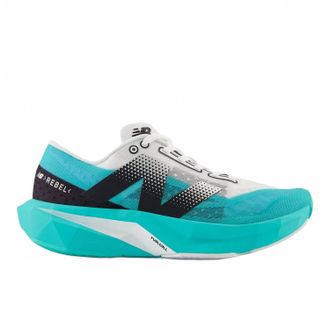 New Balance Womens Fuelcell Rebel V4 Running Shoes In Teal