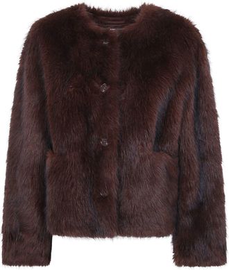 STAND Faux Fur Jacket Siena