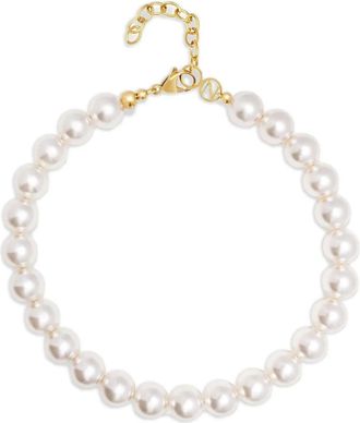 Nialaya Choker con perle - Bianco