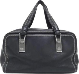 Chanel Pre-owned Vintage Handbag - Dames - Vintage Handtas - Zwart - ONE Size - Leer - Vintage