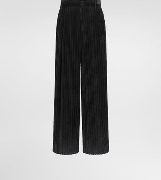 Dolce & Gabbana Corduroy Trousers - Man Pants And Shorts Black 46