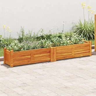 vidaXL Vidaxl - Arriate De Jard&iacute;n De Madera De Acacia 150x30x25 Cm