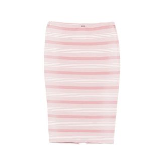 Prada Striped-detail Midi Skirt