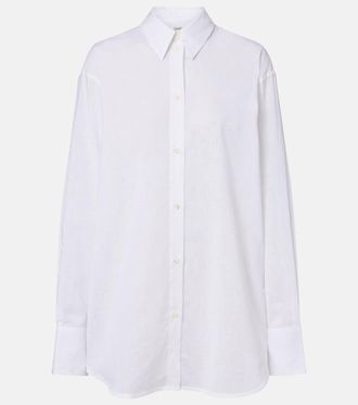 Toteme Oversized cotton and linen shirt