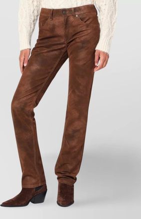 Isabel Marant straight leg trousers pockets