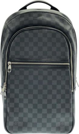 Louis Vuitton Gray Coated Canvas Backpack (Pre-Owned)