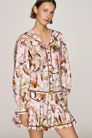 Farm Rio Equestrian 100% Cotton Light Mini Dress