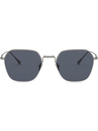 Giorgio Armani Occhiali da sole squadrati - Grigio