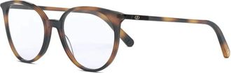 Dior Mini Ronde Optische Montuur - Dames - Brillen - Bruin - 51 MM - Accessoires