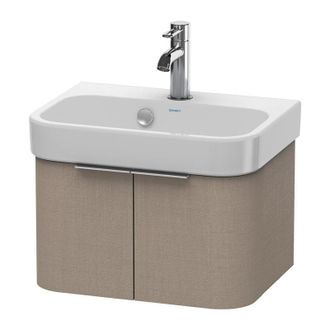 Duravit Duravit Happy D.2 Mueble De Pared 475mm 6268, 2 Puertas, Para 071050, Color (frente/cuerpo): Lino - H2626807575
