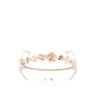 Yvmin Glasses, female, Beige, Size: ONE SIZE Floral Sunglasses