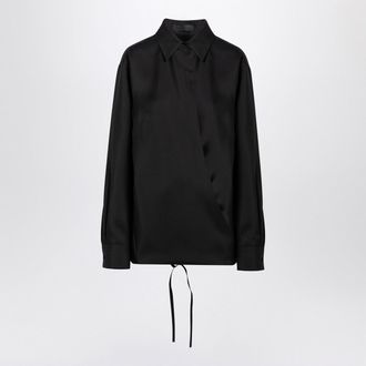 Valentino Black Shirt With Drawstring