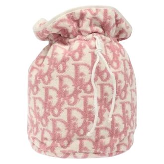 Dior Pre-owned Vintage Canvas Bucket Bag - Dames - Vintage Tas - Roze - ONE Size - Vintage