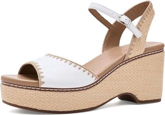 Naturalizer Della Womens Wedge Shoes White/Natural : 6.5 W (C), Suede