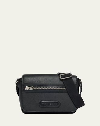 Tom Ford Mens Nylon Vertical Mini Messenger Bag from