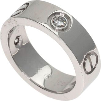 Cartier Love White Gold (18K) Band Ring (Pre-Owned)