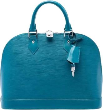 Louis Vuitton Pre-owned Alma - Dames - Vintage Handtas - Blauw - ONE Size - Leer - Vintage