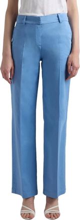 Harmont & Blaine Broeken, Dames, Blauw, M, Katoen, Palazzo Broeken