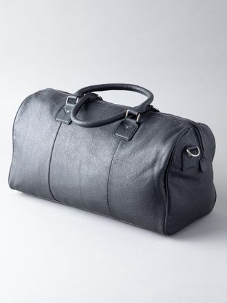 Lakeland Leather Unisex Discoverer Medium Holdall in Black - One Size