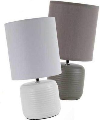 Trade Shop Trade Shop Traesio - Trade Shop - Lampada Lumetto Abat Jour Tavolo Base Ceramica Matt 18x35 Cm Vari Colori 752452