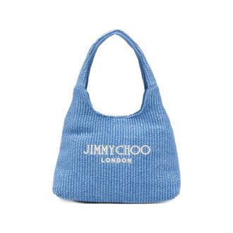 Jimmy Choo London Beach Diamond Logo Shoulder Bag