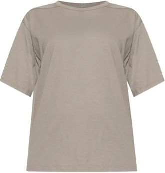 Rick Owens T-shirt in cotone a maniche corte - Toni neutri