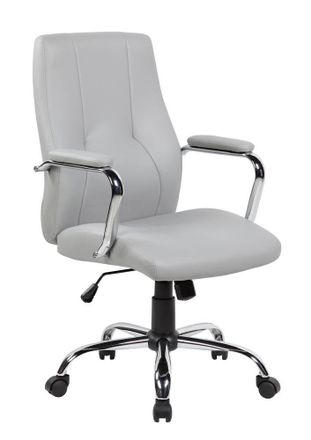 Serena Serena - Silla De Oficina Hobart, Silla Ejecutiva Con Reposabrazos, Silla De Oficina Ergon&oacute;mica, Cm 64x58h101/111, Gris