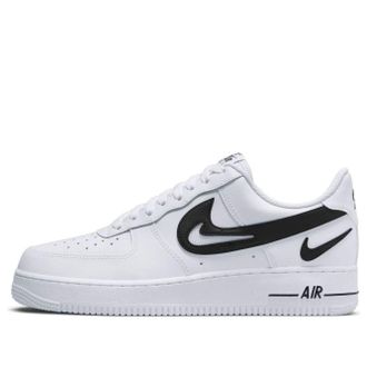 Nike Air Force 1 07 Cut Out Swoosh - White Black DR0143-101