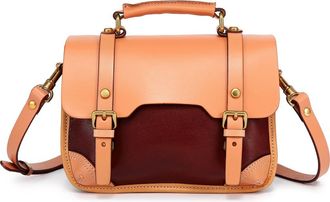 OLD TREND Alder Leather Mini Satchel in Brown at Nordstrom Rack