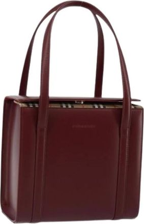 Burberry Pre-owned Handbags, female, Red, Size: ONE SIZE Pre-owned Vintage Handbag