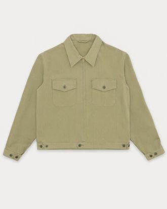 Fortela Albert Cotton Jacket in Green at Nordstrom, Size 48 Eu