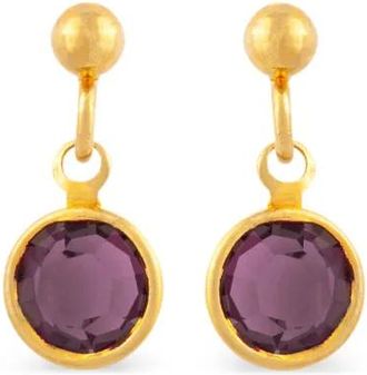 Susan Caplan Vintage 1980s Rediscovered crystal-embellished earrings - women - Gold Plated - One Size