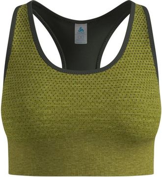 Odlo Seamless Medium Padded Sport Bra Sport-BH f&uuml;r Damen | oliv