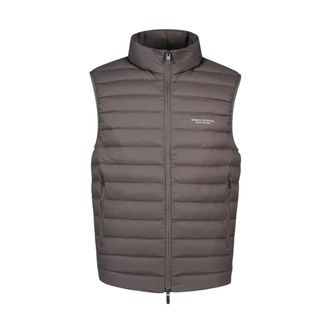 A|X Armani Exchange Down Waistcoat - male - Armani Exchange - Waistcoats - Gray - M - Jackets