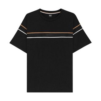 HUGO BOSS Heren Katoenen Jersey T-shirt (Zwart)