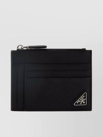 Prada leather card holder