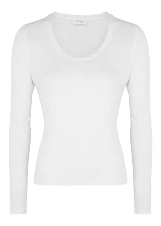 American Vintage Jacksonville Slubbed Cotton-blend top - White - XS