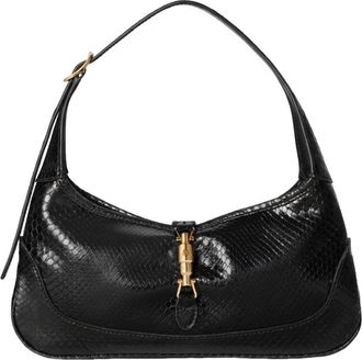 Gucci (WMNS) Gucci Jackie Slim Medium Shoulder Bag Black 863137-EABKH-1000