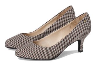 Life Stride Parigi High Womens Heels Beige Houndstooth : 5.5 M (B)