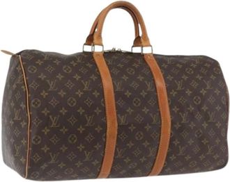 Louis Vuitton Pre-owned Weekend Bags, female, Brown, Size: ONE SIZE Pre-owned Boston Bag