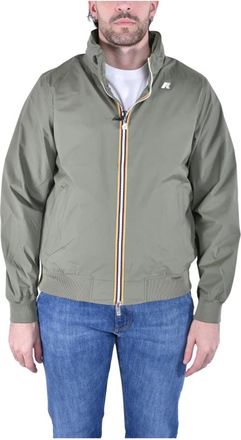 K-Way Amaury Jacket - Heren - Zomerjassen - Groen - M - Katoen - Jassen