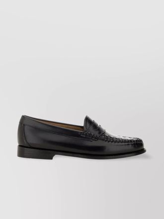 G.H. Bass & Co. penny loafer leather rubber sole