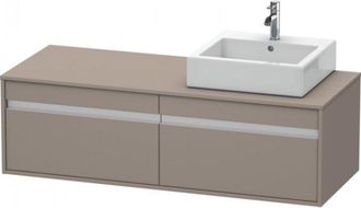 Duravit Duravit - Ketho Mueble De Pared 6697, 2 Extra&iacute;bles, 1400mm, Para 1