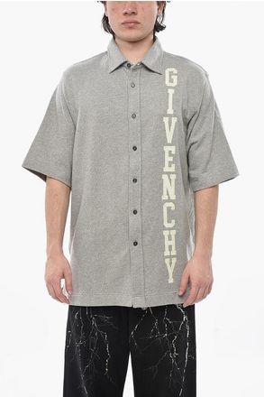 Givenchy Cotton-Jersey Polo with Applied Logo size 37