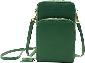 Generic Women Crossbody Bag Multipurpose Shoulder with Adjustable Strap Solid Pattern Zip Handbags Waterproof Purse Pouch for Daily Travel Outdoor Use