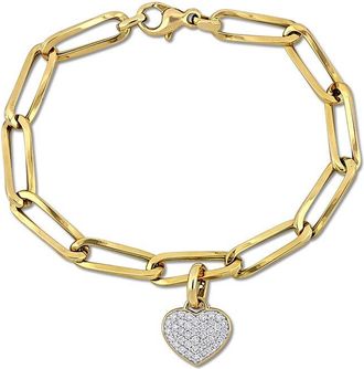 Rina Limor 14K 0.63 Ct. Tw. Diamond Link Chain Bracelet