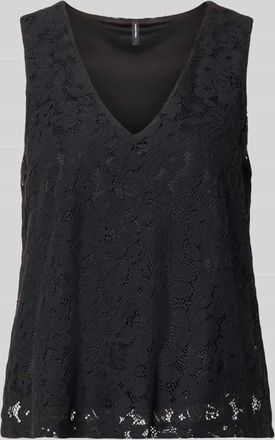 Vero Moda Regular Fit Tr&auml;gertop aus Baumwoll-Mix Modell HONEY in Black, Gr&ouml;&szlig;e XL